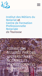 Mobile Screenshot of ecoledenotariat-toulouse.fr